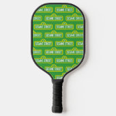 Raquette De Pickleball Rue Sésame | Logo couleur complète (Verso)