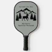 Raquette De Pickleball Rustic Grey Chasse Bachelor Week-end (Verso)