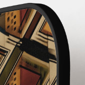 Raquette De Pickleball Rustic Southwestern Stripe Pattern (1) (Détail gauche)