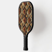 Raquette De Pickleball Rustic Southwestern Stripe Pattern (1) (Gauche)