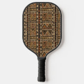 Raquette De Pickleball Rustic Southwestern Stripe Pattern (2) (Verso)