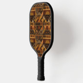 Raquette De Pickleball Rustic Southwestern Stripe Pattern (4) (Gauche)