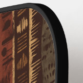 Raquette De Pickleball Rustic Southwestern Stripe Pattern (5) (Détail gauche)