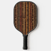 Raquette De Pickleball Rustic Southwestern Stripe Pattern (5) (Verso)
