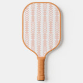 Raquette De Pickleball Sable et argile conception géométrique de bois (Verso)