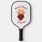 Raquette De Pickleball Sacré Coeur de Jésus (Verso)
