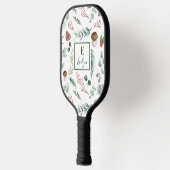 Raquette De Pickleball Sage Green Holiday Personalized (Gauche)