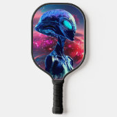 Raquette De Pickleball Sagesse Alien Psychédélique Scifi Art (Verso)