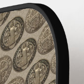 Raquette De Pickleball Saint Benedict Medal Pickleball Paddles (Détail gauche)