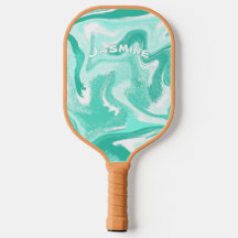Raquette de Pickleball Sarcelle Côtière et Blanche