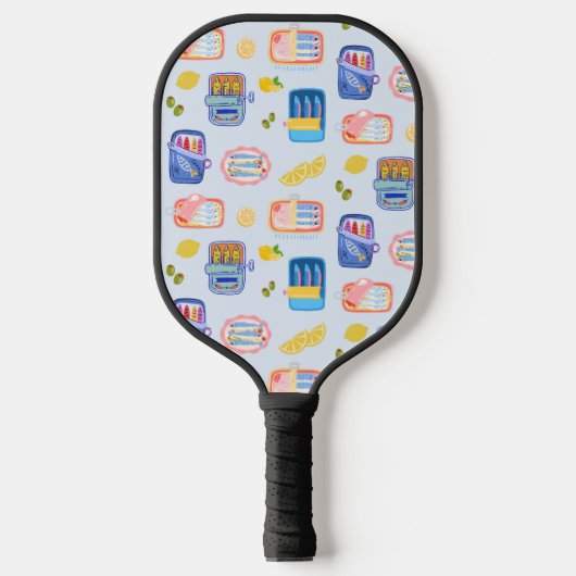 Raquette De Pickleball Sardines et citrons (Recto)