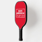 Raquette De Pickleball Sauvez l'Amérique Trump 2024 (Gauche)