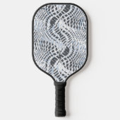 Raquette De Pickleball Scales - Acier + Bleu (Recto)