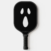 Raquette De Pickleball Scare Face Boo Ghost Funny Stylish Halloween (Recto)