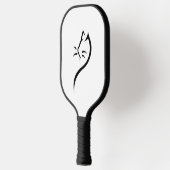 Raquette De Pickleball Schéma de la silhouette du chat (Gauche)