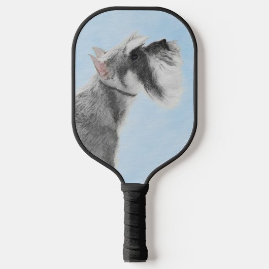 Raquette De Pickleball Schnauzer (Giant, Standard) Peinture - Chien Art (Recto)