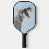 Raquette De Pickleball Schnauzer (Giant, Standard) Peinture - Chien Art (Verso)