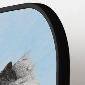 Raquette De Pickleball Schnauzer (Giant, Standard) Peinture - Chien Art (Détail gauche)