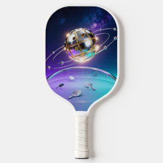 Raquette De Pickleball Sci-Fi Metallic Pickleball Orbital Core – Galaxy O