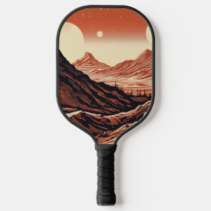 Raquette De Pickleball Sciage du paysage martien SF (4)