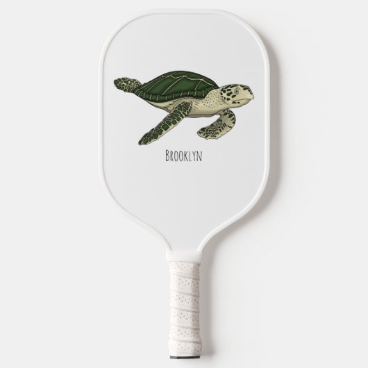 Raquette De Pickleball Sea turtle cartoon (Recto)