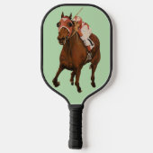 Raquette De Pickleball  Seabiscuit, Thoroughbred Classic Racehorse Wins (Verso)