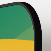 Raquette De Pickleball Semi-cercles aux couleurs vives (Détail gauche)