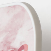 Raquette De Pickleball Sensibilisation au cancer du sein de l'énergie à D (Détail gauche)