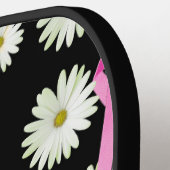 Raquette De Pickleball Sensibilisation au cancer du sein Rubans roses (Détail gauche)