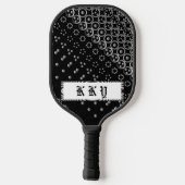 Raquette De Pickleball Séquence Centesimal 12chiffres Fibonacci par K Yon (Verso)