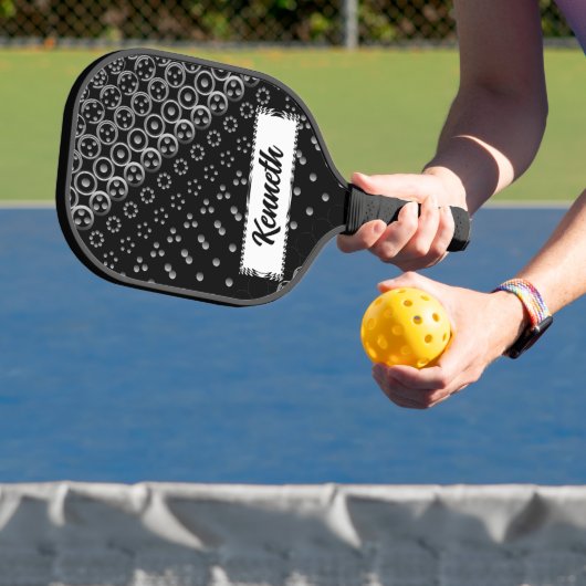 Raquette De Pickleball Séquence Centesimal 12chiffres Fibonacci par K Yon (Insitu)
