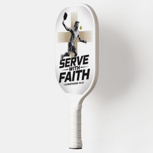 Raquette De Pickleball Serve With Faith Christian Pickleball Paddle (Gauche)