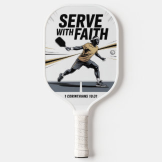 Raquette De Pickleball Serve With Faith Christian Pickleball Paddle