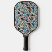 Raquette De Pickleball Sésame Sésame | Cookie Monster Doodle Motif (Verso)