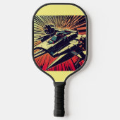 Raquette De Pickleball SF Anime Starfighter - Woodcut (1) (Verso)