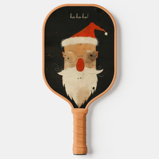 Raquette De Pickleball Shabby Père Noël (Recto)