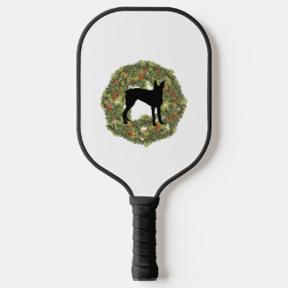 Raquette De Pickleball Shadow Silhouette McNab Chien dans une couronne