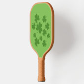 Raquette De Pickleball Shamrock de la Saint Patrick Motif Clover (Gauche)