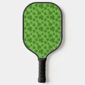 Raquette De Pickleball Shamrock de la Saint Patrick Motif Clover (Verso)