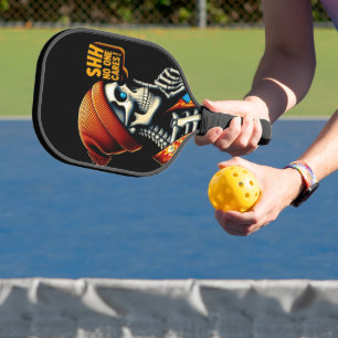 Raquette De Pickleball SHHH... Personne Ne Se Soucie Du Squelette Message