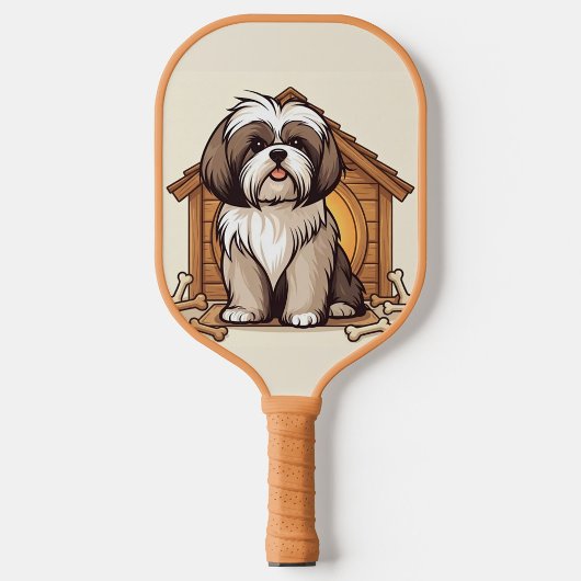 Raquette De Pickleball Shih Tzu Art 