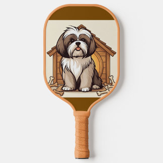 Raquette De Pickleball Shih Tzu Art 