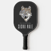 Raquette De Pickleball Sigma Homme Loup Lone Loner Mème (Verso)