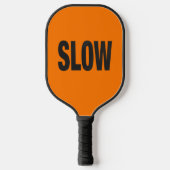 Raquette De Pickleball Signal de prudence lent (Recto)