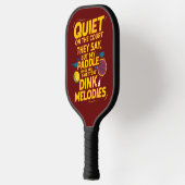 Raquette De Pickleball Silence Parle Volumes : Le Pickleball Power (Gauche)