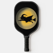 Raquette De Pickleball Silhouette de sorcière volante (Recto)