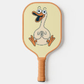 Raquette De Pickleball Silly Goose, Quirky, Funny Cartoon Goose (Verso)