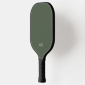 Raquette De Pickleball Simple moderne vert foncé Paraphe simple (Gauche)