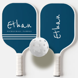 Raquette De Pickleball Simple Pickleball bleu paddle avec nom