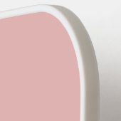 Raquette De Pickleball Simple Pink Elegant Monogram (Détail gauche)